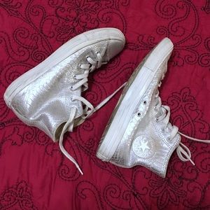 Snake metallic converse